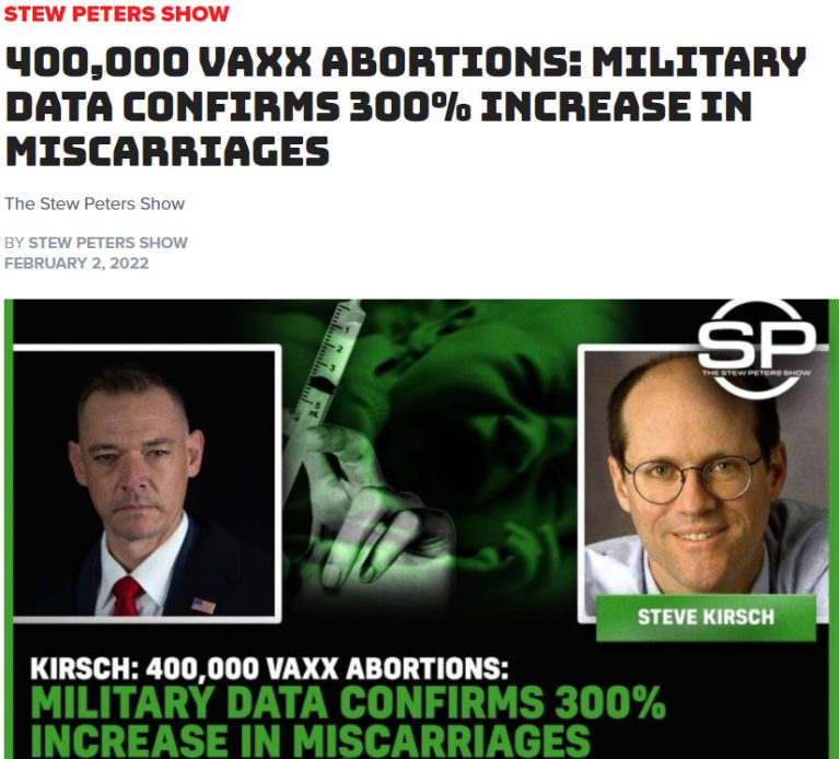 400.000 Fehlgeburten durch Covid-Impfung, ein Anstieg um 300 Prozent – uncut-news.ch