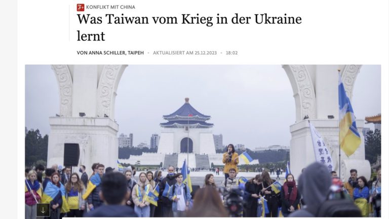 „FAZ“ sieht ukrainische Armee als Vorbild für Taiwan — RT DE